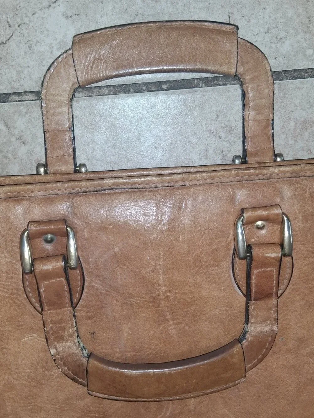 Vintage Leather Briefcase